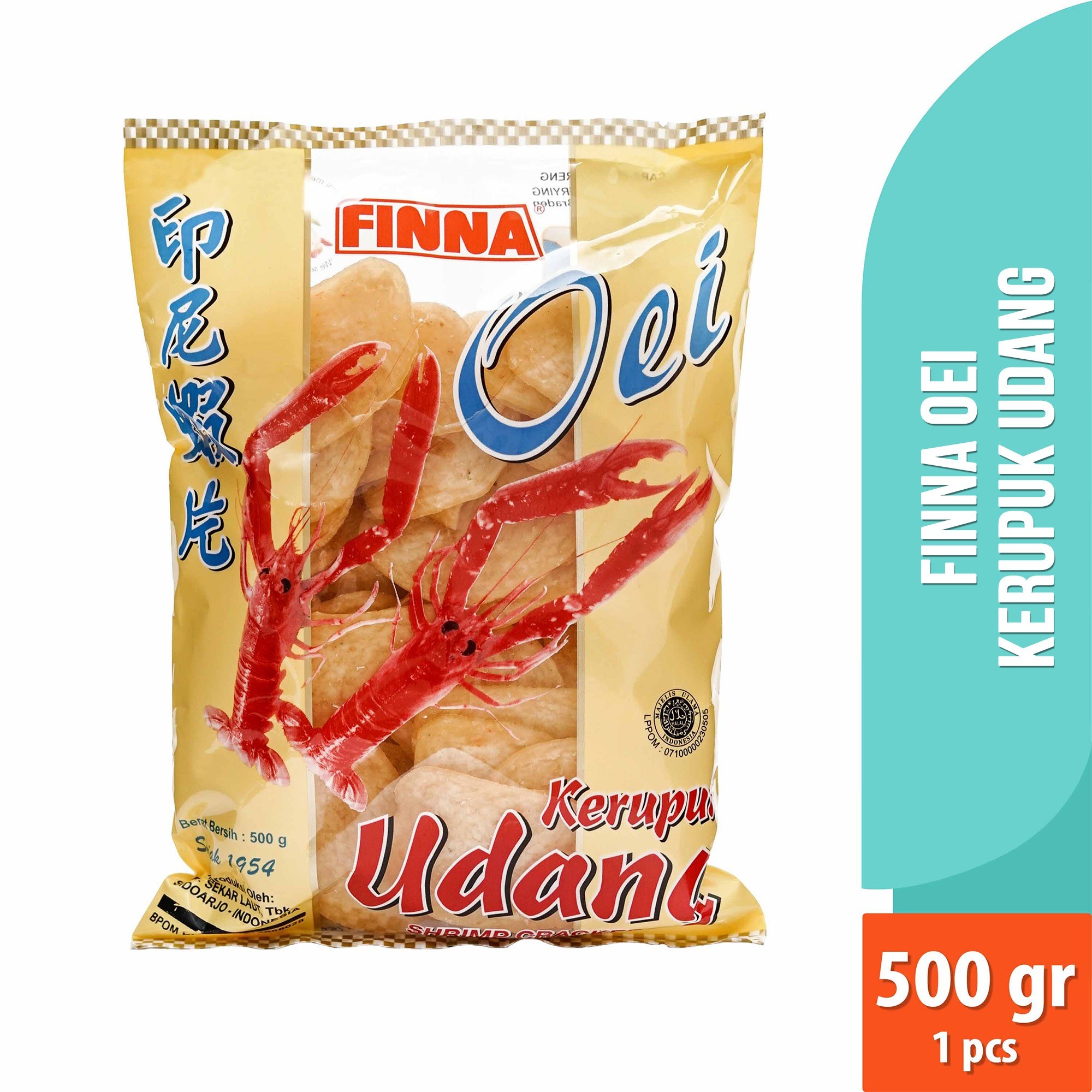 Finna Oei Kerupuk Udang 500gr (Premium)